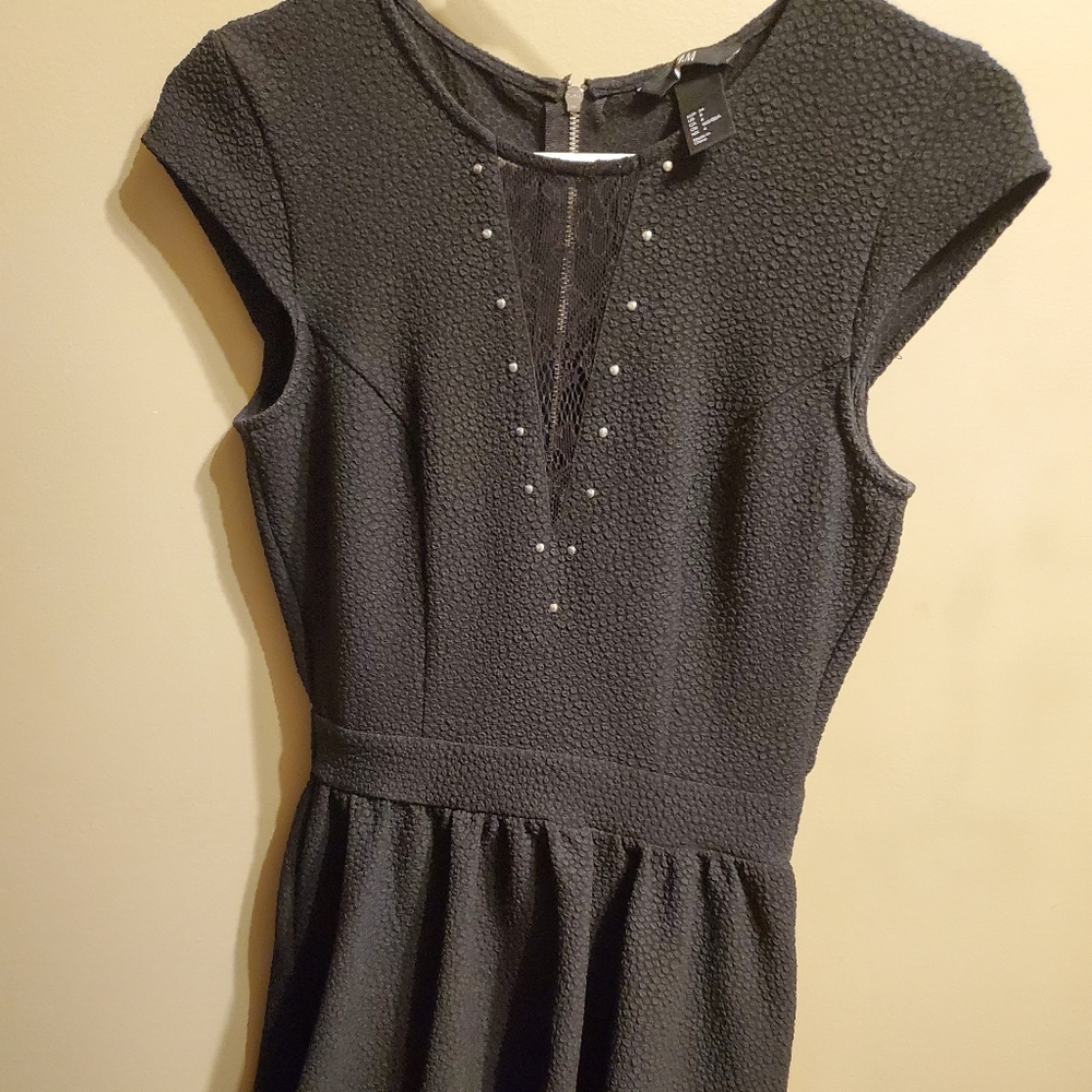 Black cocktail dress